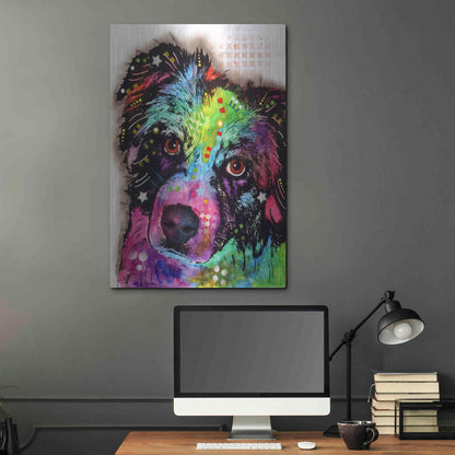 Luxe Metal Art 'Aussie' by Dean Russo, Metal Wall Art,24x36