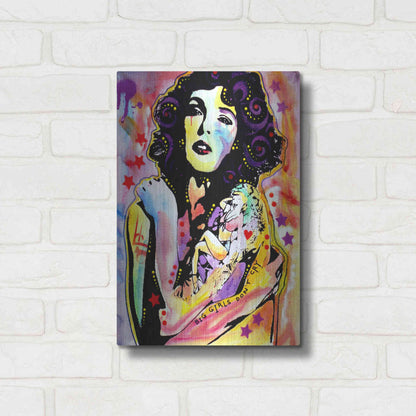 Luxe Metal Art 'Big Girls Don’T Cry' by Dean Russo, Metal Wall Art,12x16