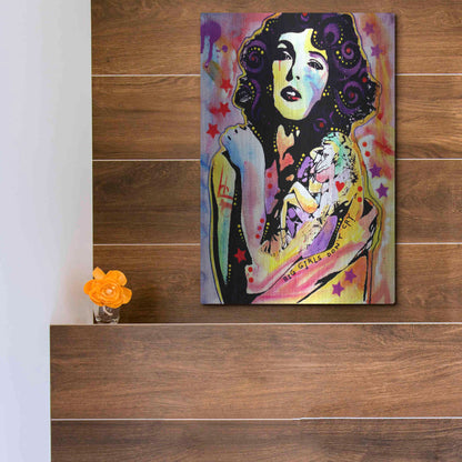 Luxe Metal Art 'Big Girls Don’T Cry' by Dean Russo, Metal Wall Art,12x16