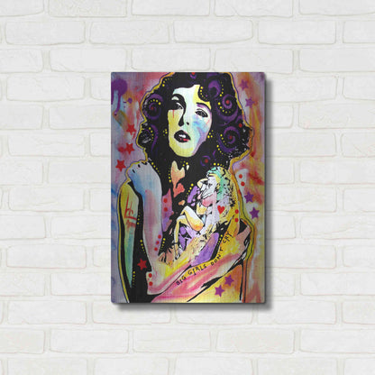 Luxe Metal Art 'Big Girls Don’T Cry' by Dean Russo, Metal Wall Art,16x24