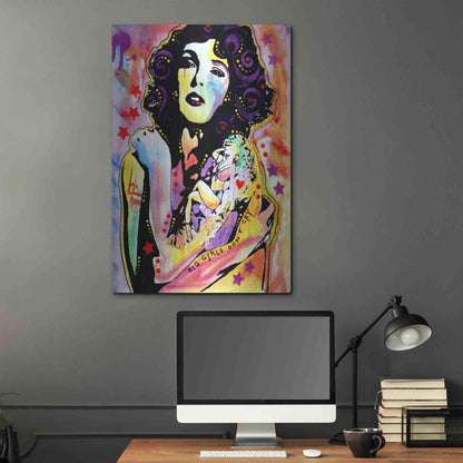 Luxe Metal Art 'Big Girls Don’T Cry' by Dean Russo, Metal Wall Art,24x36