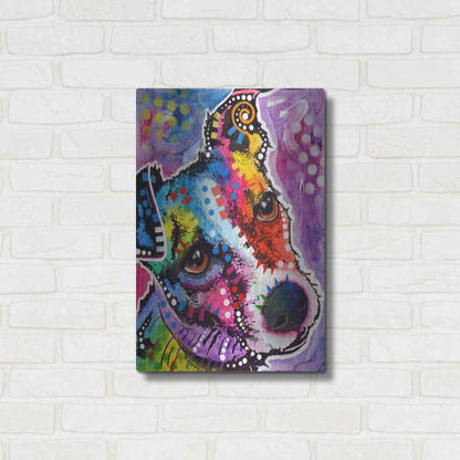 Luxe Metal Art 'Dreamy Jack' by Dean Russo, Metal Wall Art,16x24