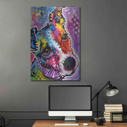 Luxe Metal Art 'Dreamy Jack' by Dean Russo, Metal Wall Art,24x36