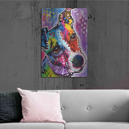 Luxe Metal Art 'Dreamy Jack' by Dean Russo, Metal Wall Art,24x36