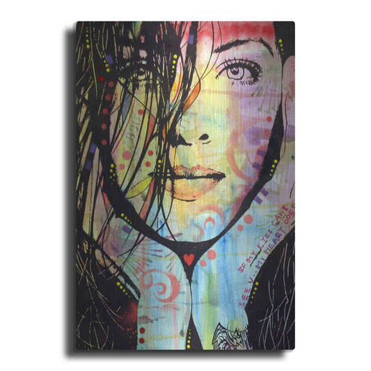 Luxe Metal Art 'My Eyes Cant See U' by Dean Russo, Metal Wall Art