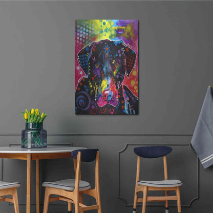 Luxe Metal Art 'The Labrador' by Dean Russo, Metal Wall Art,24x36