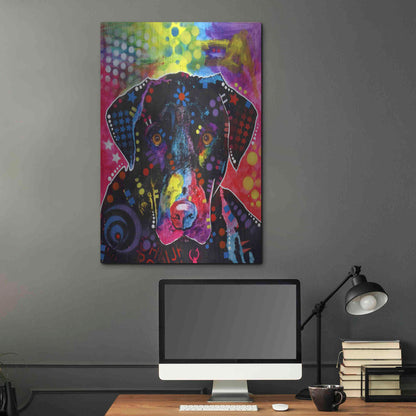 Luxe Metal Art 'The Labrador' by Dean Russo, Metal Wall Art,24x36