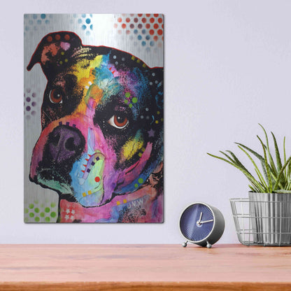 Luxe Metal Art 'Young Boxer' by Dean Russo, Metal Wall Art,12x16