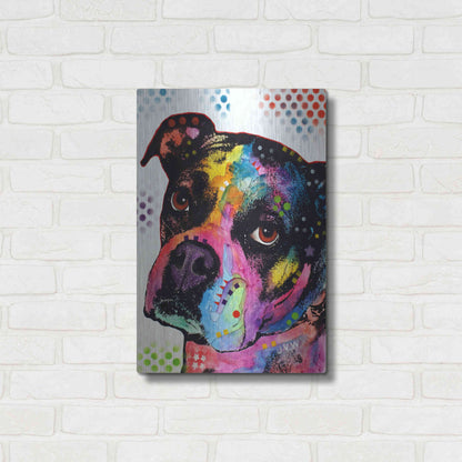 Luxe Metal Art 'Young Boxer' by Dean Russo, Metal Wall Art,16x24