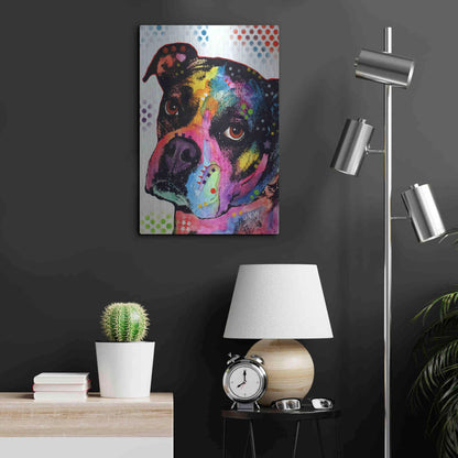 Luxe Metal Art 'Young Boxer' by Dean Russo, Metal Wall Art,16x24