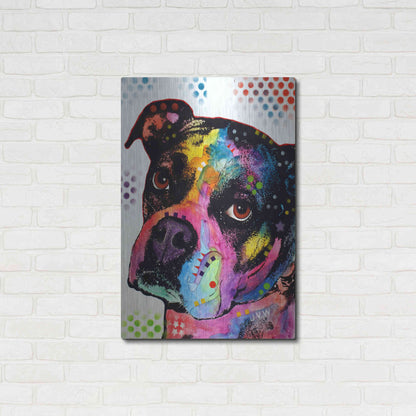 Luxe Metal Art 'Young Boxer' by Dean Russo, Metal Wall Art,24x36