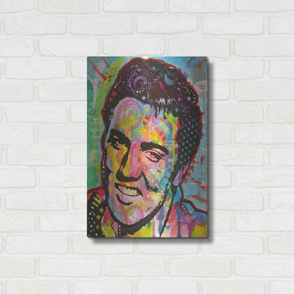 Luxe Metal Art 'Elvis' by Dean Russo, Metal Wall Art,16x24