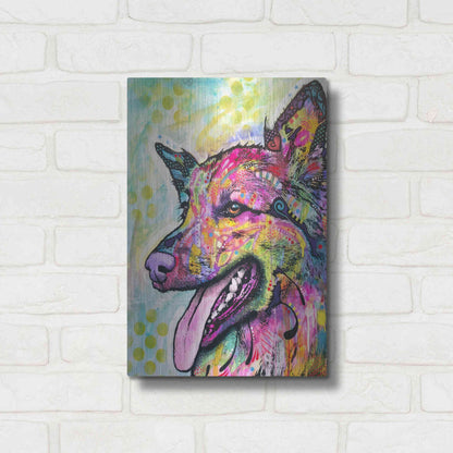 Luxe Metal Art 'All The Love' by Dean Russo, Metal Wall Art,12x16