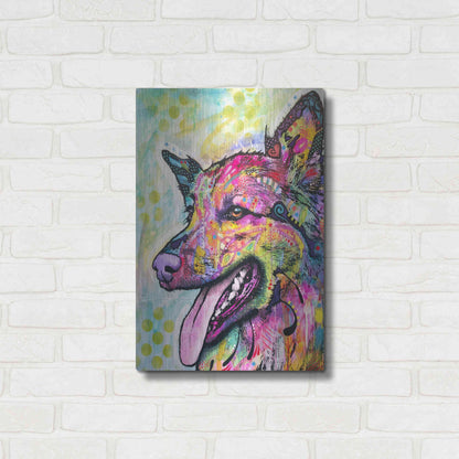 Luxe Metal Art 'All The Love' by Dean Russo, Metal Wall Art,16x24