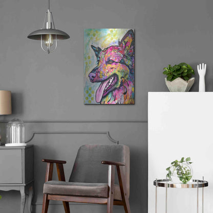 Luxe Metal Art 'All The Love' by Dean Russo, Metal Wall Art,16x24