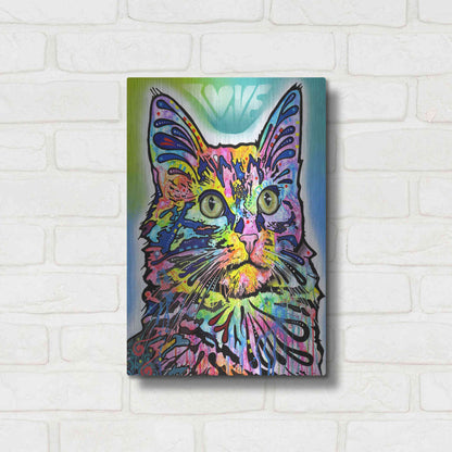 Luxe Metal Art 'Angora' by Dean Russo, Metal Wall Art,12x16