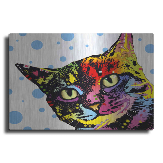 Luxe Metal Art 'The Pop Cat' by Dean Russo, Metal Wall Art