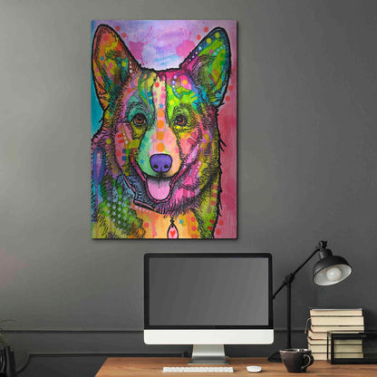 Luxe Metal Art 'Corgi Ii' by Dean Russo, Metal Wall Art,24x36