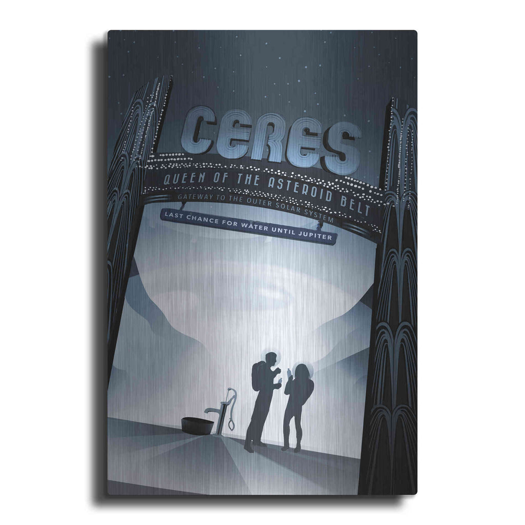 Luxe Metal Art 'Visions of the Future: Ceres,' Metal Wall Art