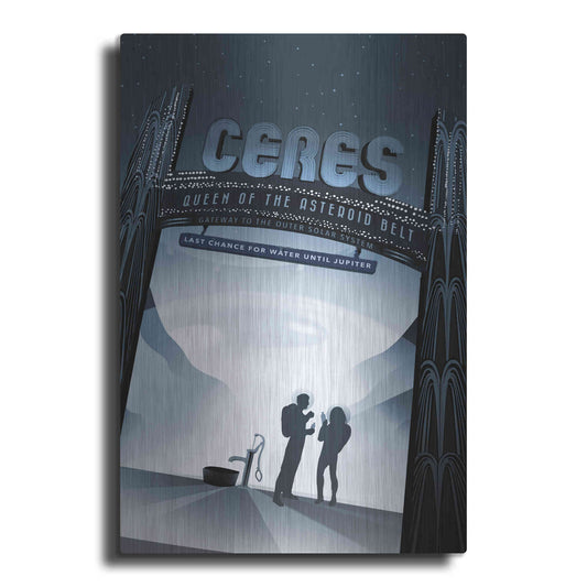 Luxe Metal Art 'Visions of the Future: Ceres,' Metal Wall Art