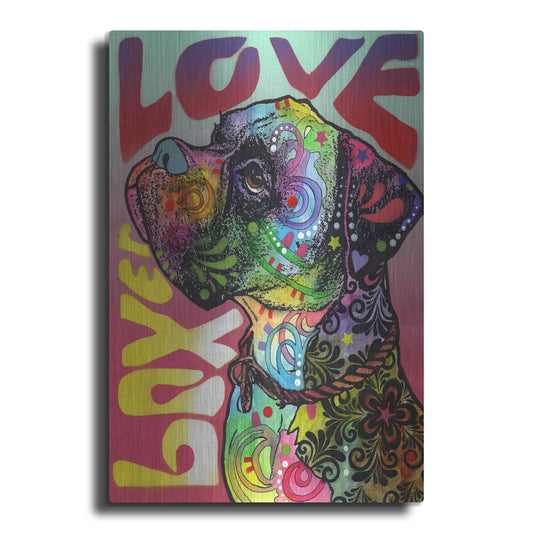 Luxe Metal Art 'Boxer Luv' by Dean Russo, Metal Wall Art