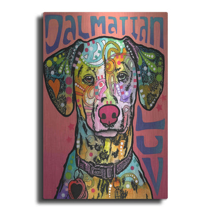 Luxe Metal Art 'Dalmatian Luv' by Dean Russo, Metal Wall Art