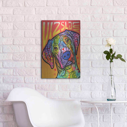 Luxe Metal Art 'Vizsla Luv' by Dean Russo, Metal Wall Art,16x24