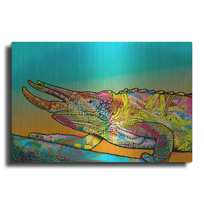 Luxe Metal Art 'Chameleon' by Dean Russo, Metal Wall Art