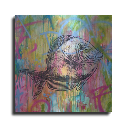 Luxe Metal Art 'Fishy Spray' by Dean Russo, Metal Wall Art