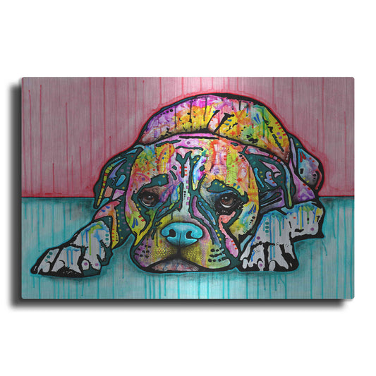 Luxe Metal Art 'Lying Boxer' by Dean Russo, Metal Wall Art