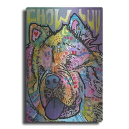 Luxe Metal Art 'Chow Love' by Dean Russo, Metal Wall Art