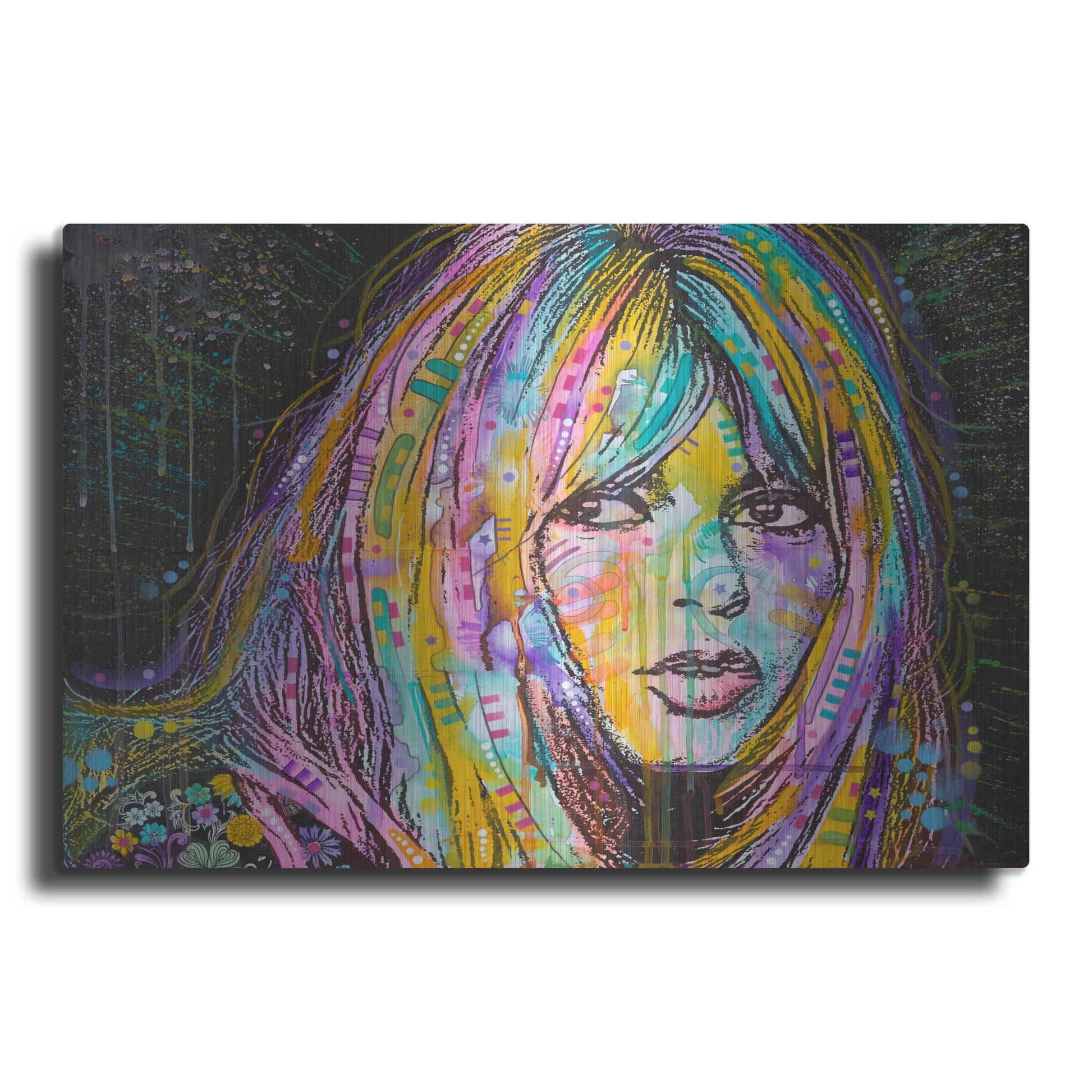 Luxe Metal Art 'Bardot1' by Dean Russo, Metal Wall Art