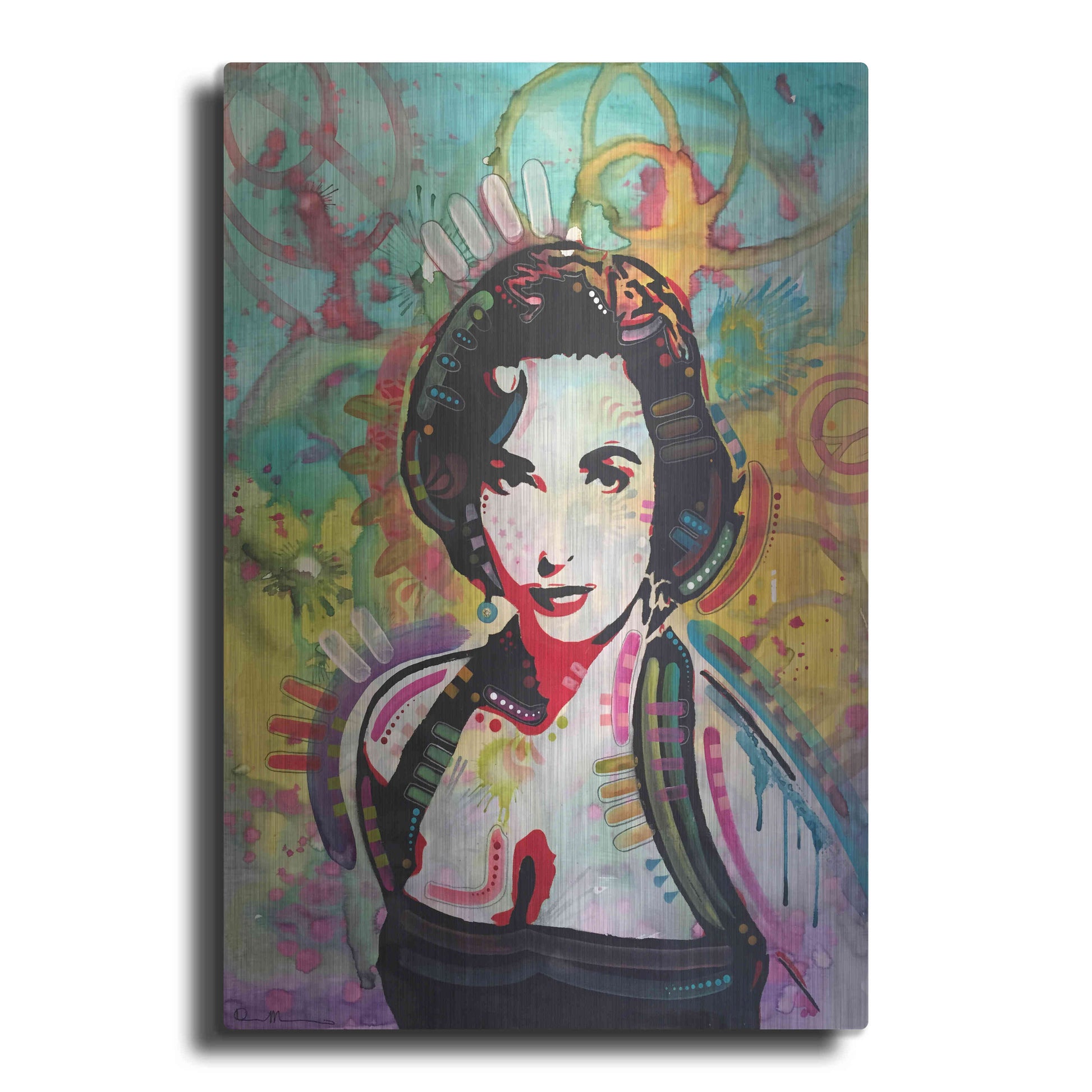 Luxe Metal Art 'Liz' by Dean Russo, Metal Wall Art