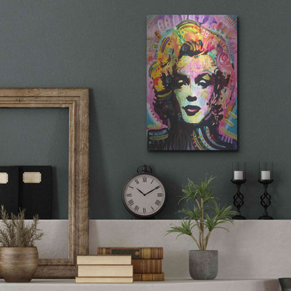 Luxe Metal Art 'Marilyn 1' by Dean Russo, Metal Wall Art,12x16