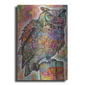 Luxe Metal Art 'Owl Perch' by Dean Russo, Metal Wall Art