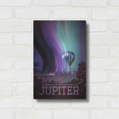 Luxe Metal Art 'Visions of the Future: Jupiter,' Metal Wall Art,12x16