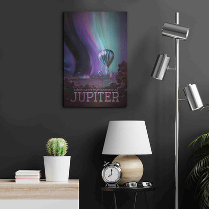 Luxe Metal Art 'Visions of the Future: Jupiter,' Metal Wall Art,16x24