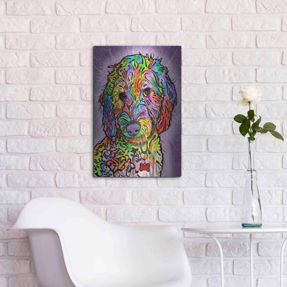 Luxe Metal Art 'Sweet Poodle' by Dean Russo, Metal Wall Art,16x24