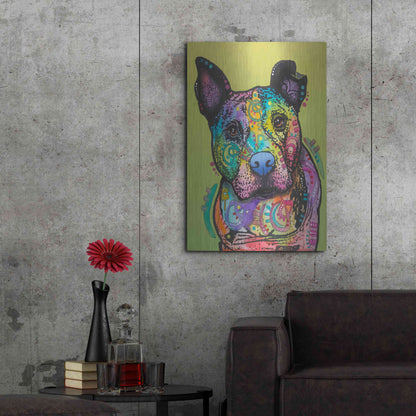 Luxe Metal Art 'Lucy' by Dean Russo, Metal Wall Art,24x36