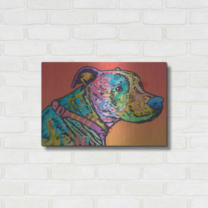 Luxe Metal Art 'Hooch' by Dean Russo, Metal Wall Art,24x16