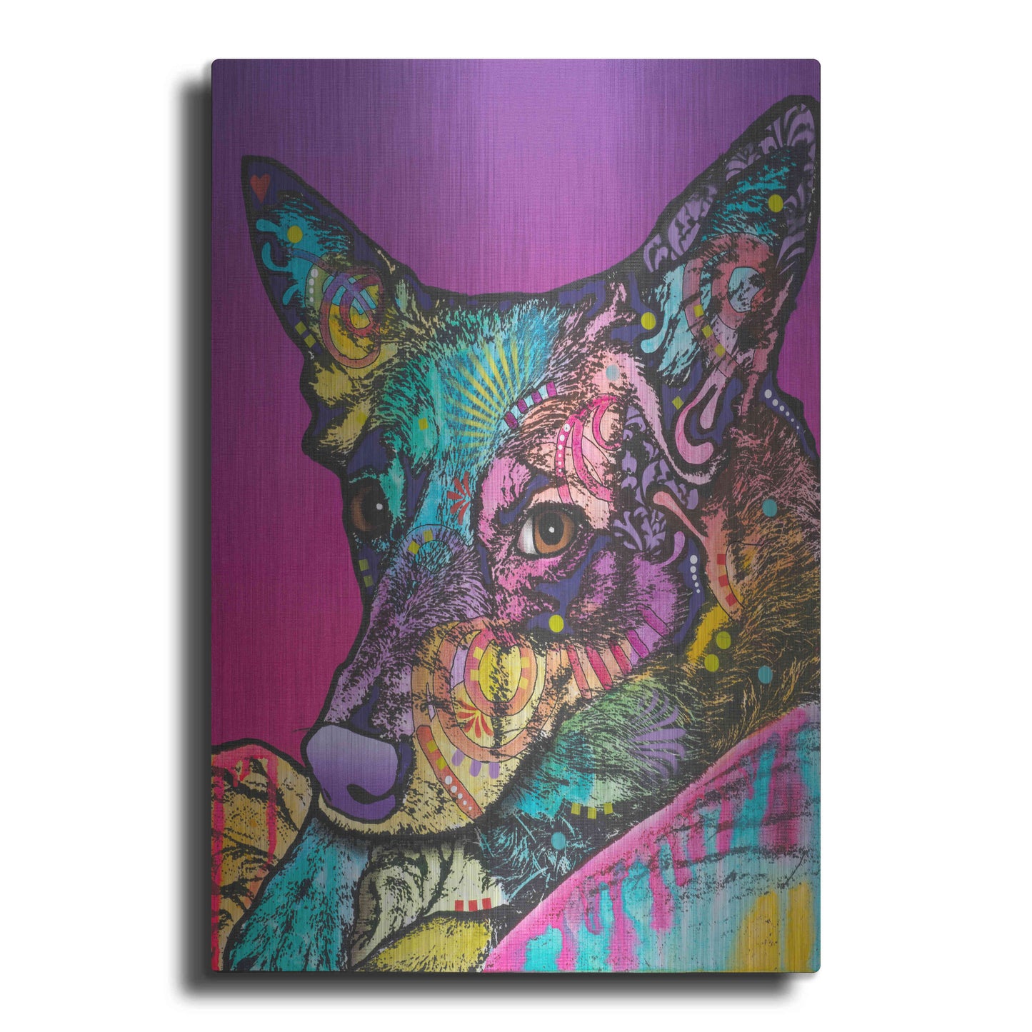 Luxe Metal Art 'Zena-004' by Dean Russo, Metal Wall Art