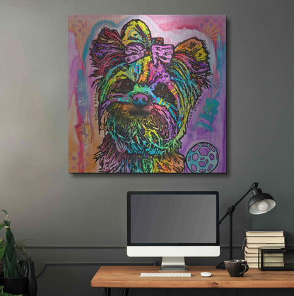 Luxe Metal Art 'Chloe Bear' by Dean Russo, Metal Wall Art,36x36