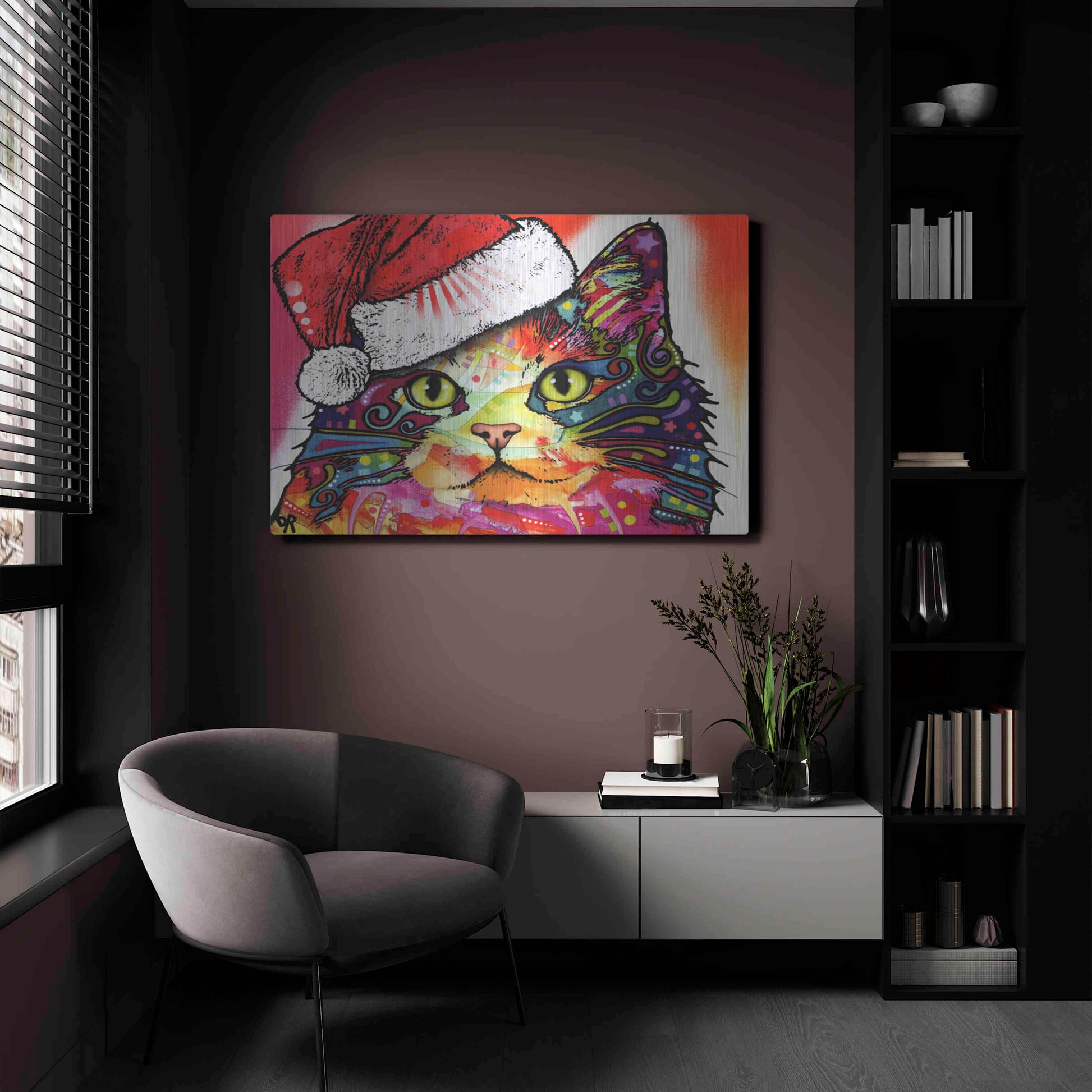 Luxe Metal Art 'Ragamuffin Christmas Edition' by Dean Russo, Metal Wall Art,24x16