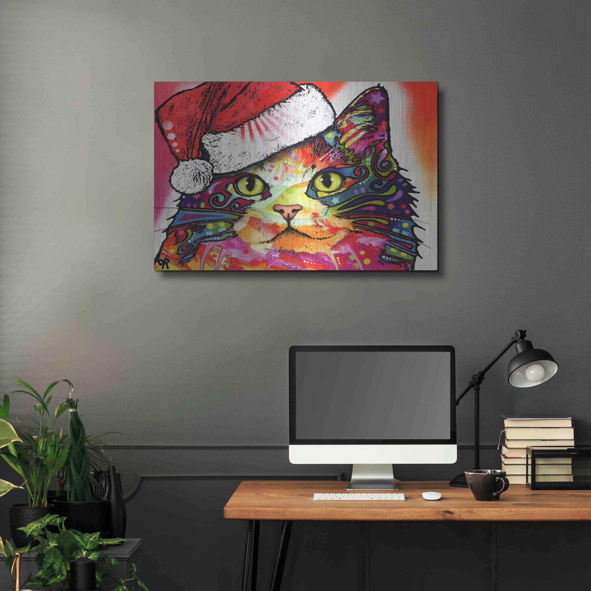 Luxe Metal Art 'Ragamuffin Christmas Edition' by Dean Russo, Metal Wall Art,36x24