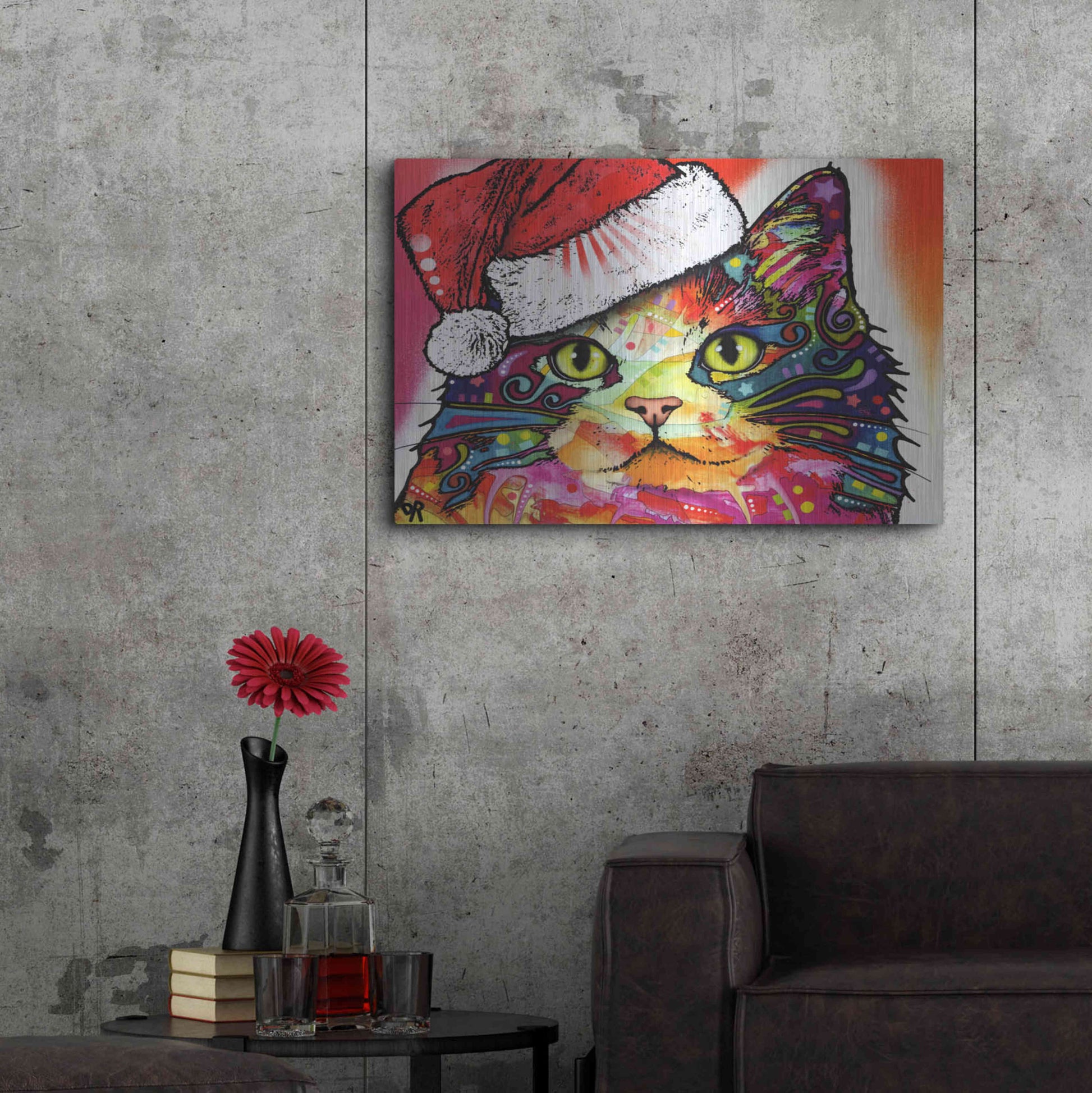 Luxe Metal Art 'Ragamuffin Christmas Edition' by Dean Russo, Metal Wall Art,36x24