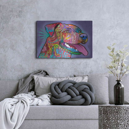 Luxe Metal Art 'Happy Lab' by Dean Russo, Metal Wall Art,36x24