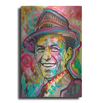 Luxe Metal Art 'Frank Sinatra IV' by Dean Russo, Metal Wall Art