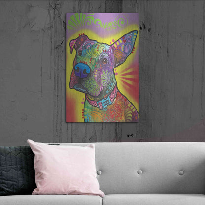 Luxe Metal Art 'Izzy' by Dean Russo, Metal Wall Art,24x36