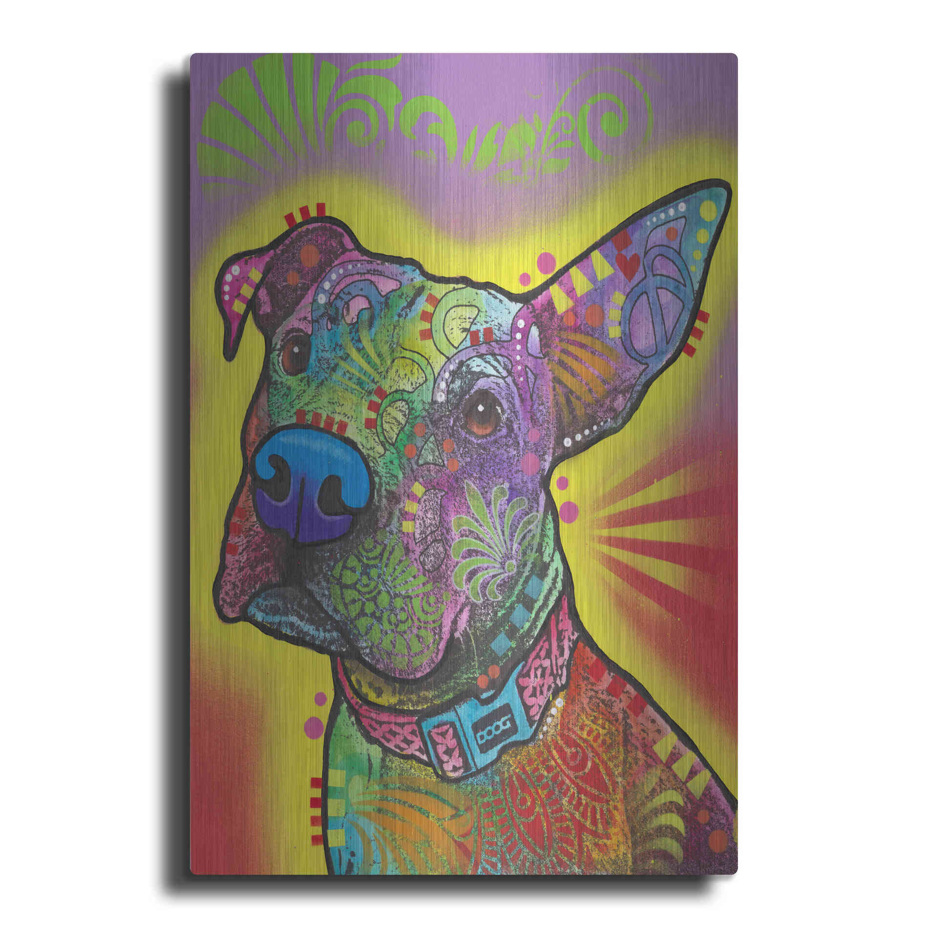 Luxe Metal Art 'Izzy' by Dean Russo, Metal Wall Art