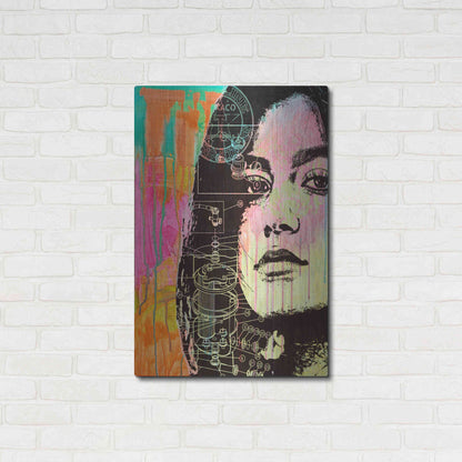 Luxe Metal Art 'The Look' by Dean Russo, Metal Wall Art,24x36